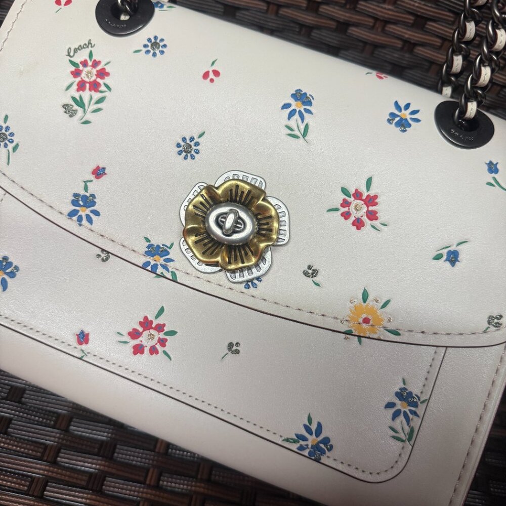 COACH 886 new ladies Parker series chain bag crossbody Crossbody Bags - Picture 4 of 8